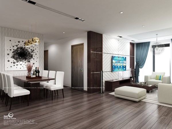 Thiết kế nội thất chung cư - Giải pháp thiết kế nội thất đẹp và tiện nghi 